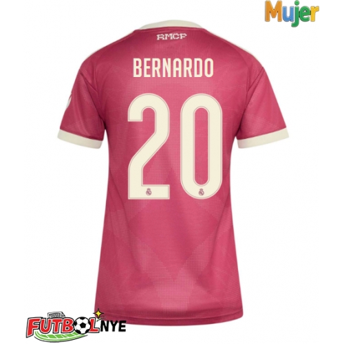Camiseta Real Madrid Bernardo Silva #20 Tercera Equipación para mujer 2026-27 manga corta